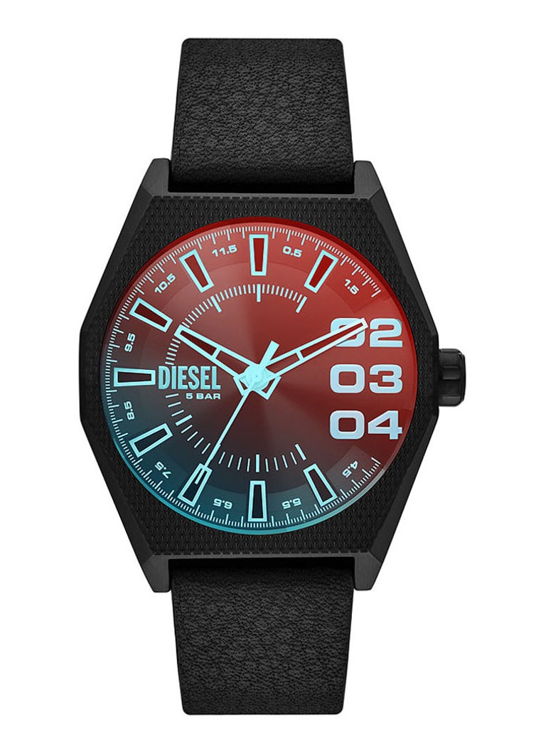 Diesel - Scraper horloge DZ2175 - Zwart