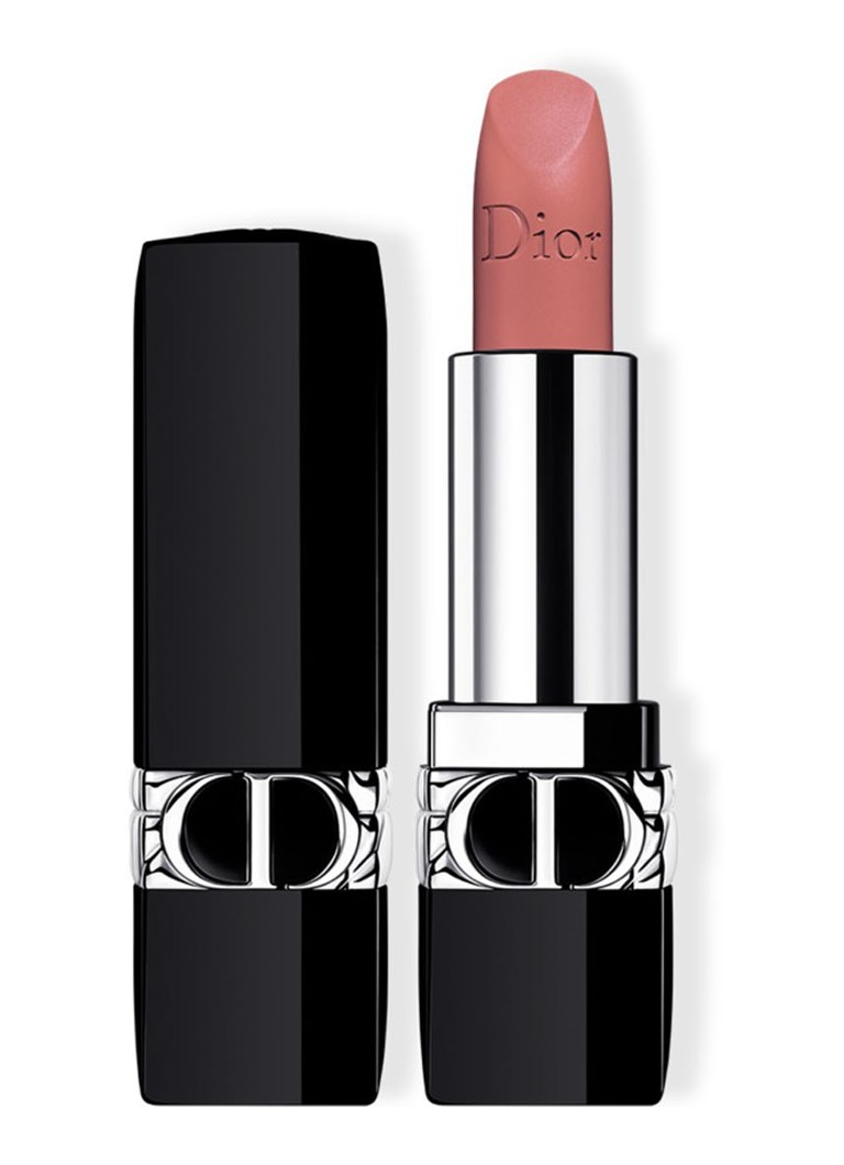 DIOR - Rouge Dior navulbare lipstick - Mat - 100 Nude Look - Refillable