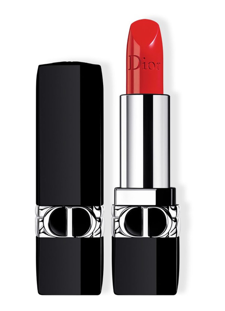 DIOR - Rouge Dior navulbare lipstick - Satijn - 080 Red Smile - Refillable