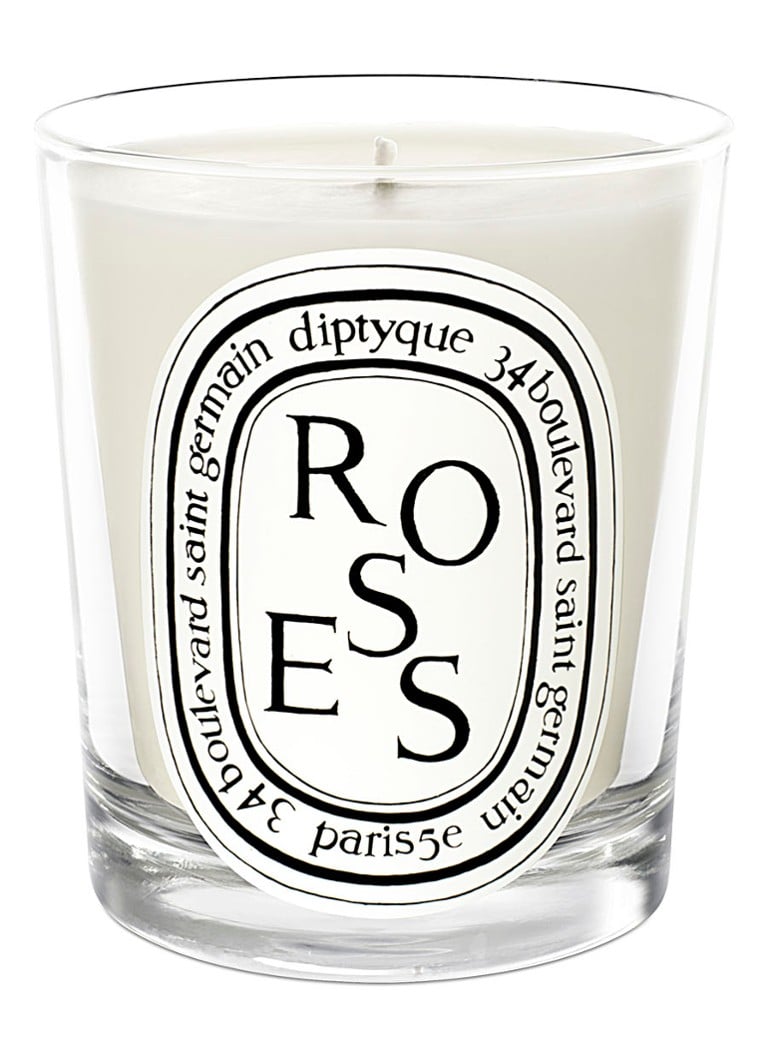 diptyque - Roses geurkaars - Gebroken wit