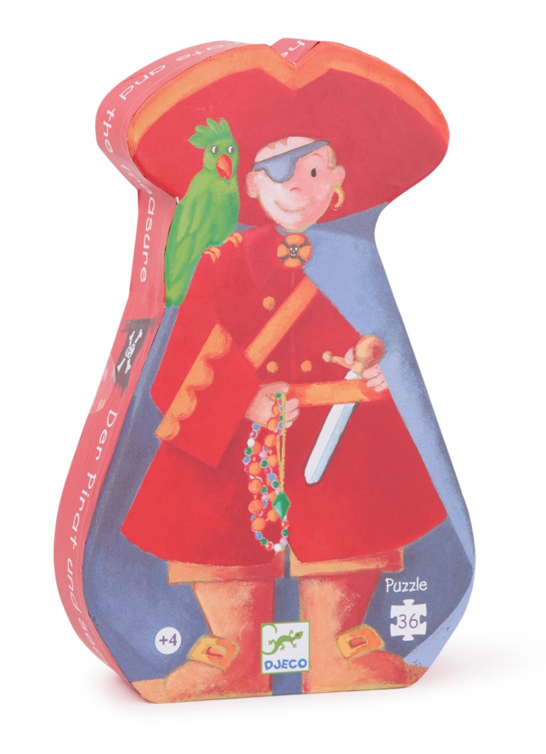 Djeco - Piraat legpuzzel 36 stukjes - Multicolor