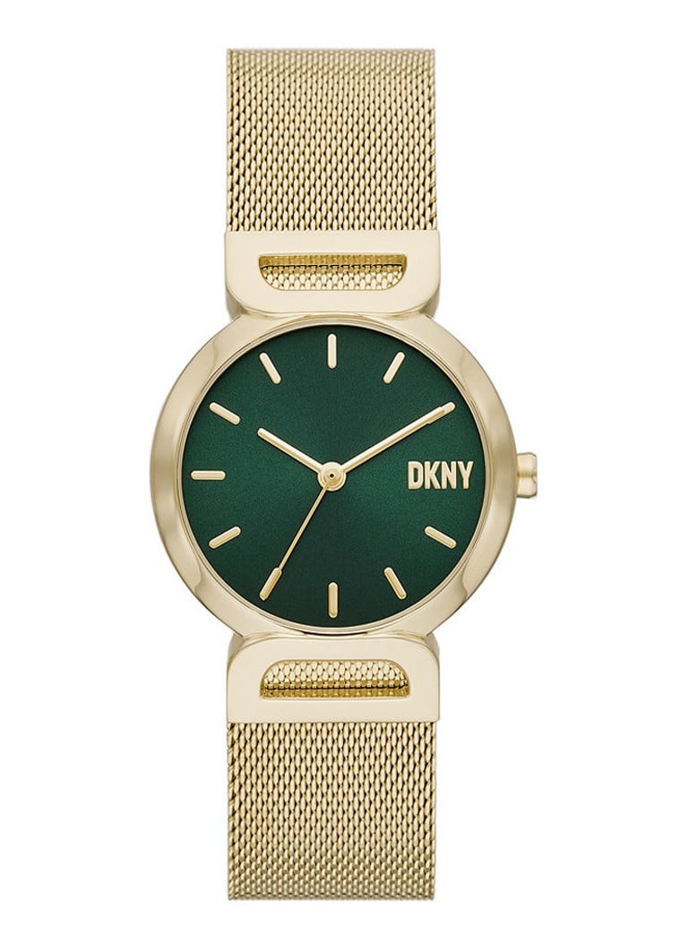 waarom Praten Validatie DKNY Downtown D horloge NY6624 • Goud • de Bijenkorf