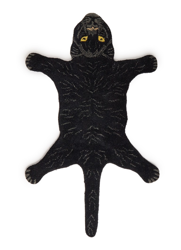 Doing Goods - Fiery Black Panther Small kleed 87 x 65 cm  - Zwart