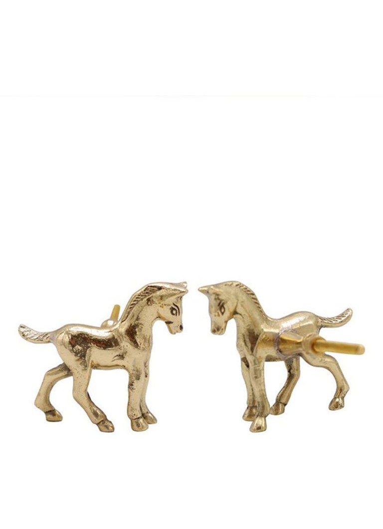 Doing Goods - Spirit Horse deurknop links 6,5 cm - Messing