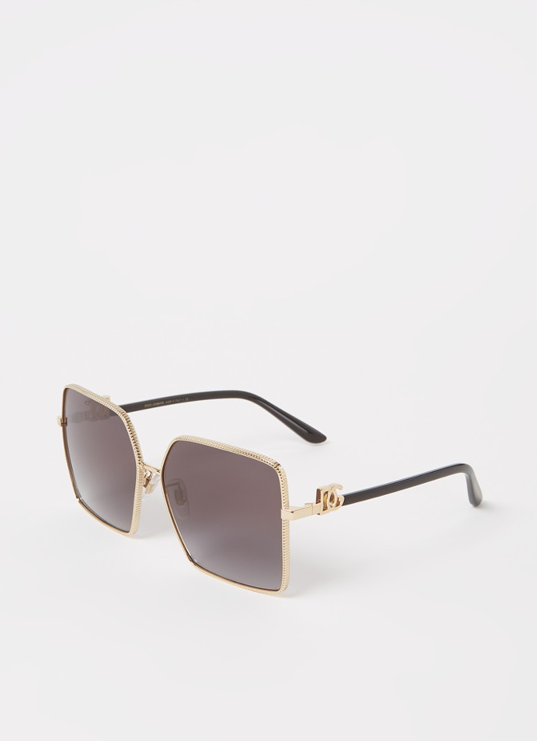 Brein piloot schokkend Dolce & Gabbana Zonnebril DG2279 • Goud • de Bijenkorf