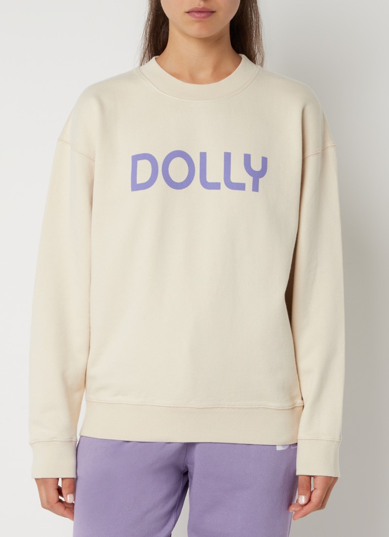 Dolly Sports - Team Dolly sweater met logoprint - Beige
