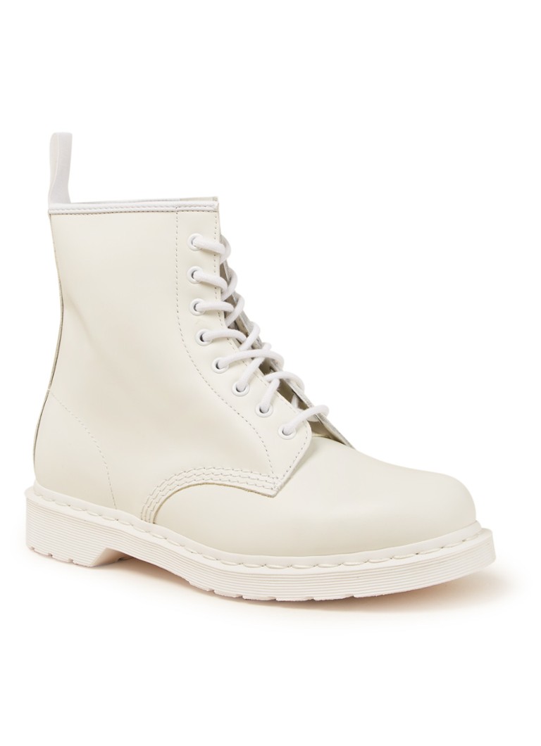 dr martens 1460 mono boot white smooth