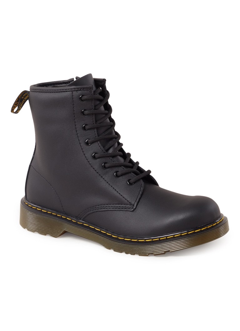Dr. Martens 1460 Y veterboot van leer • Zwart • de Bijenkorf