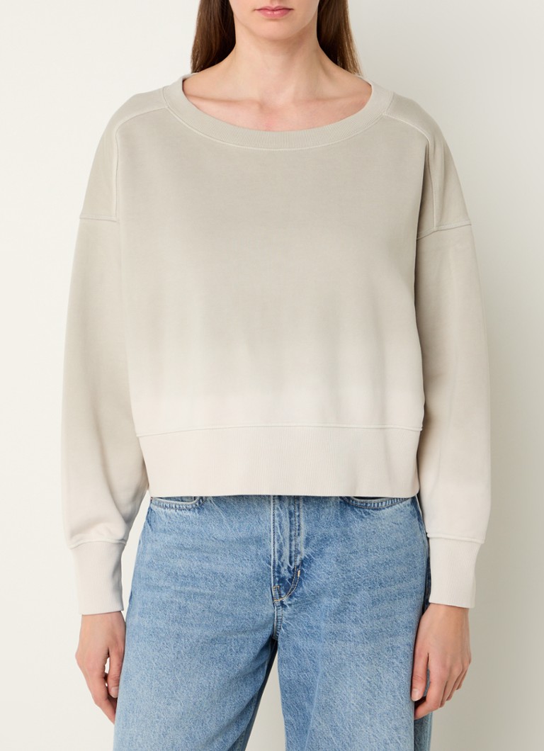 DRYKORN - Lezy sweater met verwassen afwerking - Beige