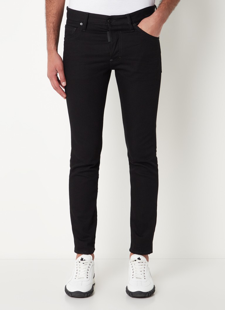 Dsquared2 - Cool Guy slim fit cropped jeans met gekleurde wassing - Zwart