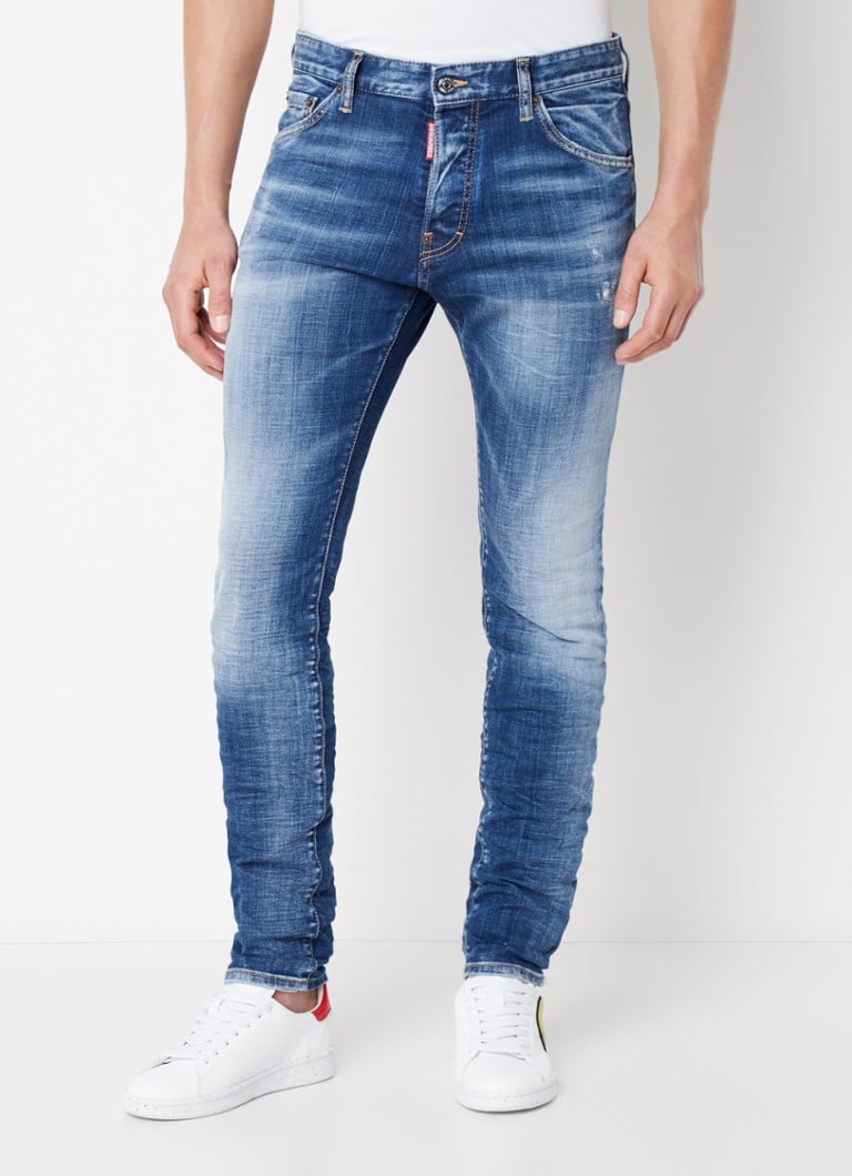 Dsquared2 - Cool Guy slim fit jeans met medium wassing - Indigo