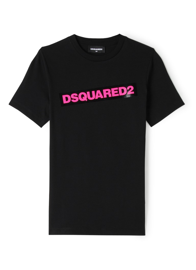 Van storm esthetisch Absoluut Dsquared2 T-shirt met logoprint • Roze • de Bijenkorf
