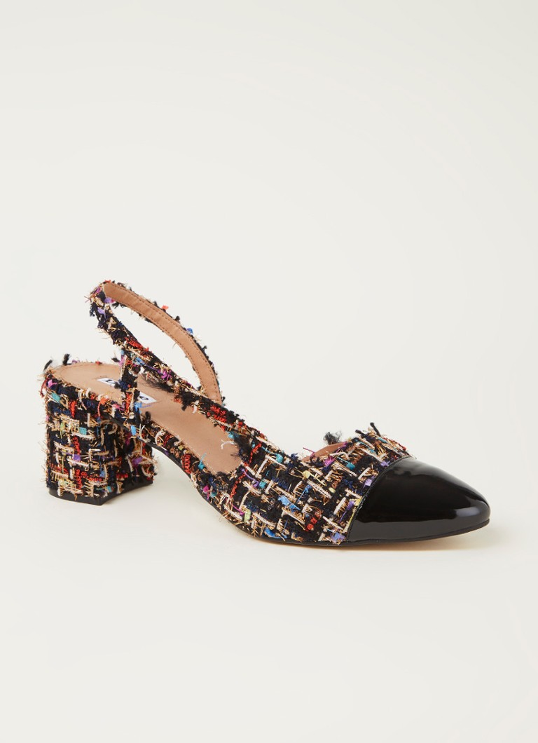 dune croft leather slingback courts