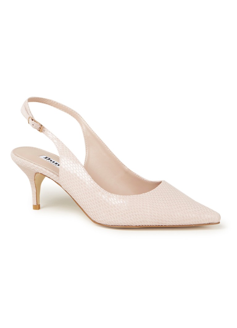 dune black slingbacks