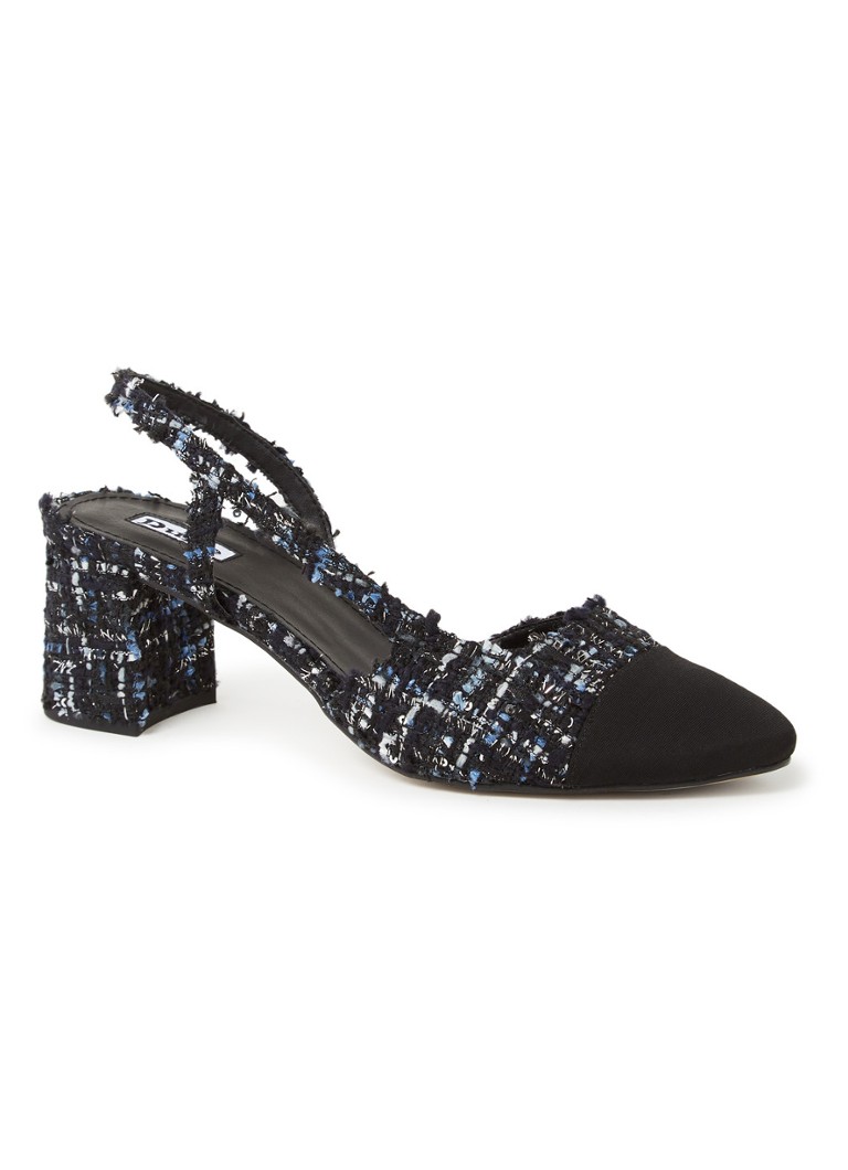 dune croft leather slingback courts
