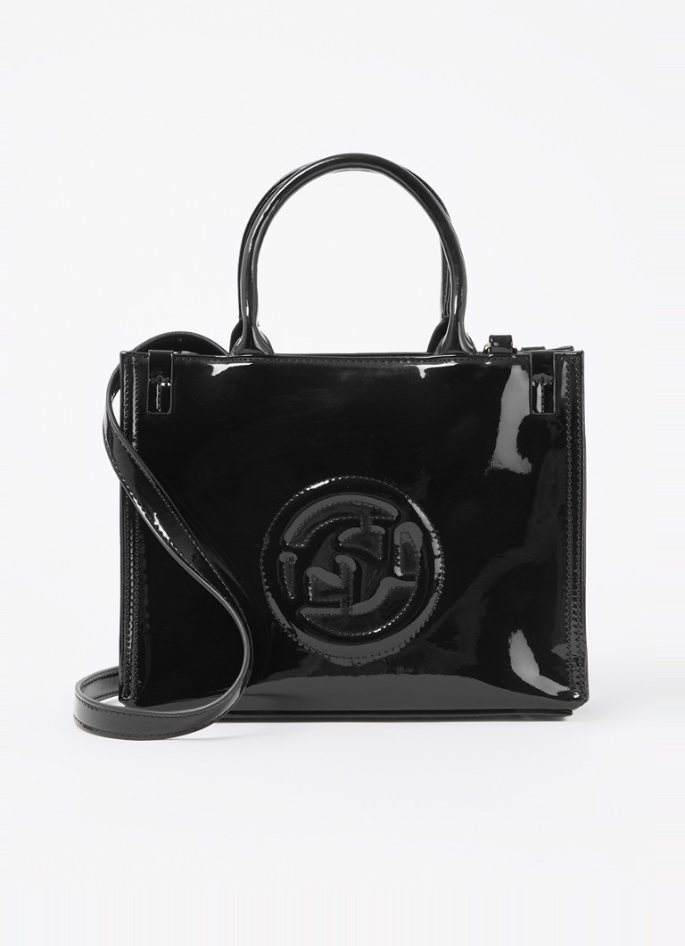 Dune London Dinkydexter handtas met uitneembaar sleuteletui • Diepzwart