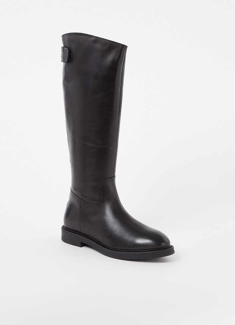 Dune London Tame laars van leer â¢ Zwart â¢ de Bijenkorf