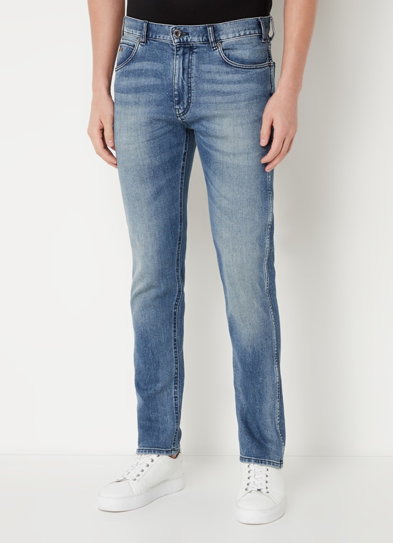 Ale Norm Incarijk Emporio Armani 5 Pockets slim fit jeans met medium wassing • Jeans • de  Bijenkorf