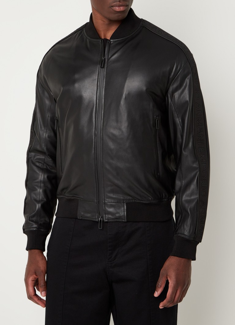 bijenkorf leren jas heren