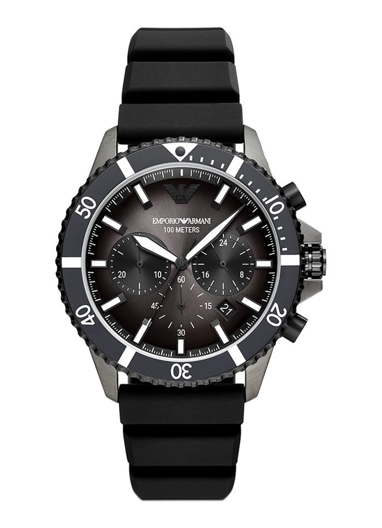 Emporio Armani - Horloge AR11515 - Donkergrijs