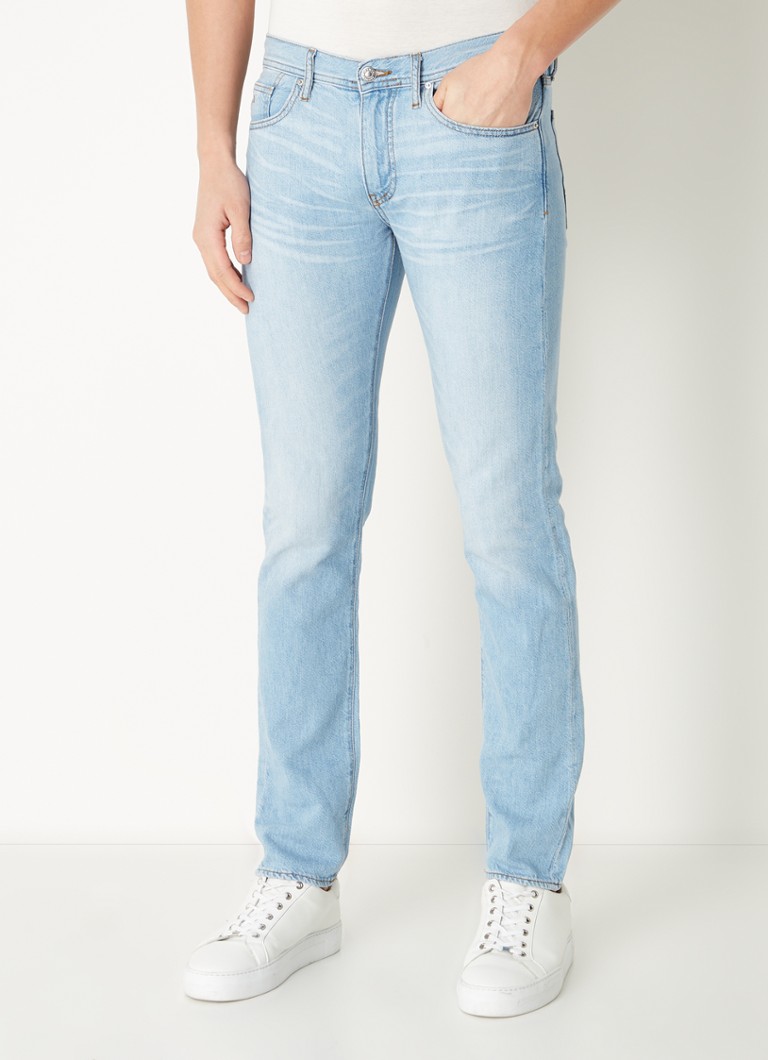 Verward Hobart eetbaar Emporio Armani Slim fit jeans in lyocellblend met steekzakken • Indigo • de  Bijenkorf