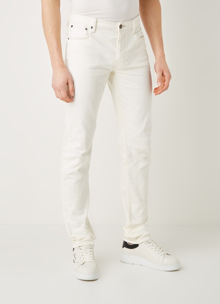 Emporio Armani Slim fit jeans met gekleurde en stretch • Gebroken wit • de Bijenkorf