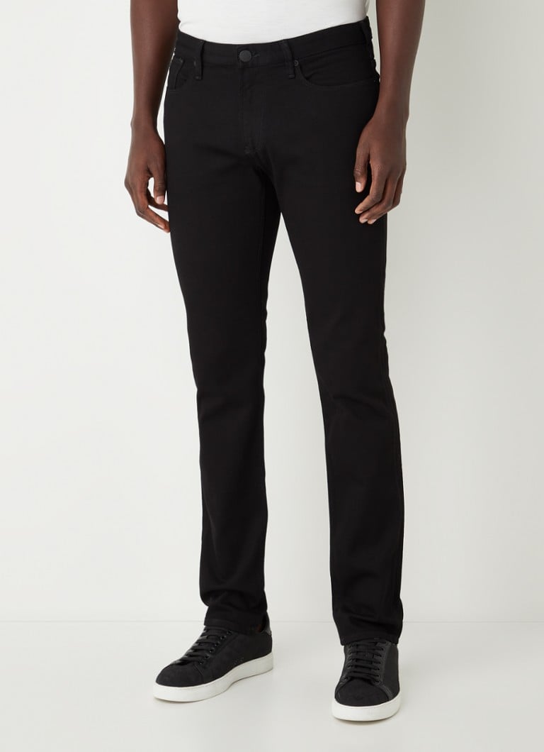 Planeet Vermomd Uitlijnen Emporio Armani Slim fit jeans met gekleurde wassing • Zwart • de Bijenkorf