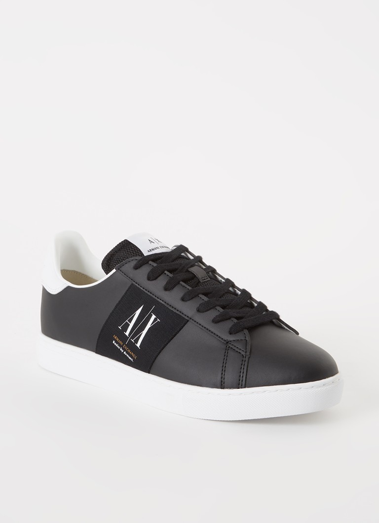 ga winkelen Onnodig tussen Emporio Armani Sneaker met logo • Zwart • de Bijenkorf