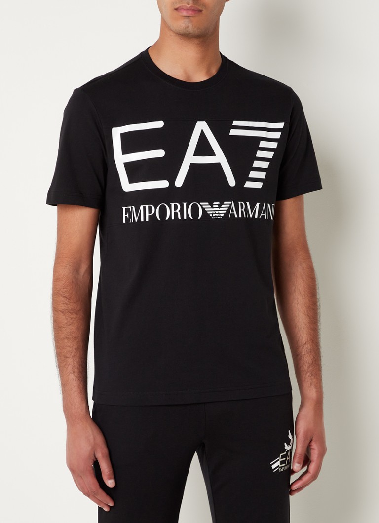 Emporio Armani T-shirt met logoprint de Bijenkorf