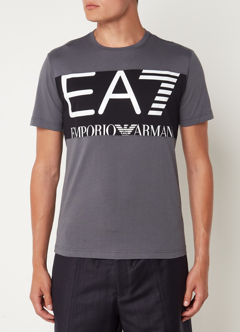 Emporio Armani T-shirt met logoprint • de Bijenkorf