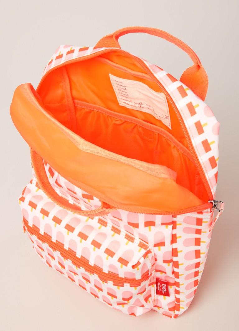 Engel Rugzak Medium Van Gerecycled Plastic Oranje De Bijenkorf