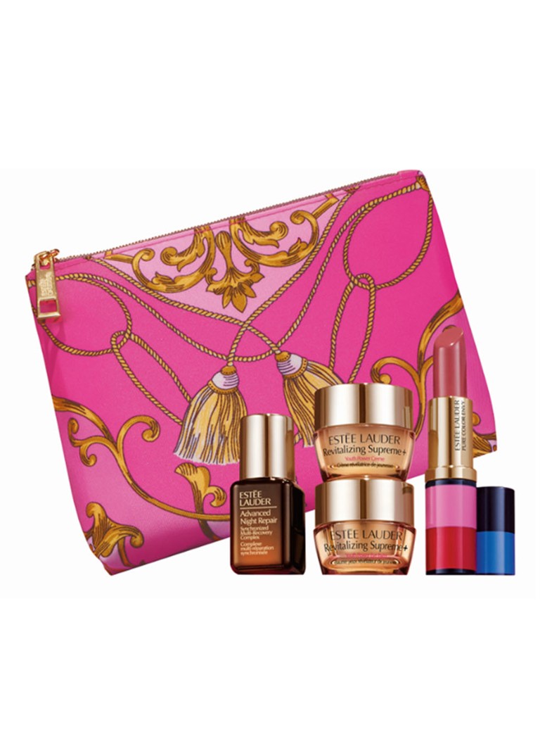 Estée Lauder Jouw cadeau Pouch met 3 luxe miniaturen en full size