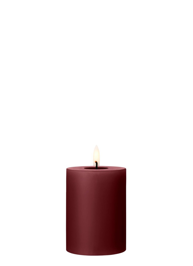 ester & erik - LED-kaars 10 cm - Donkerrood
