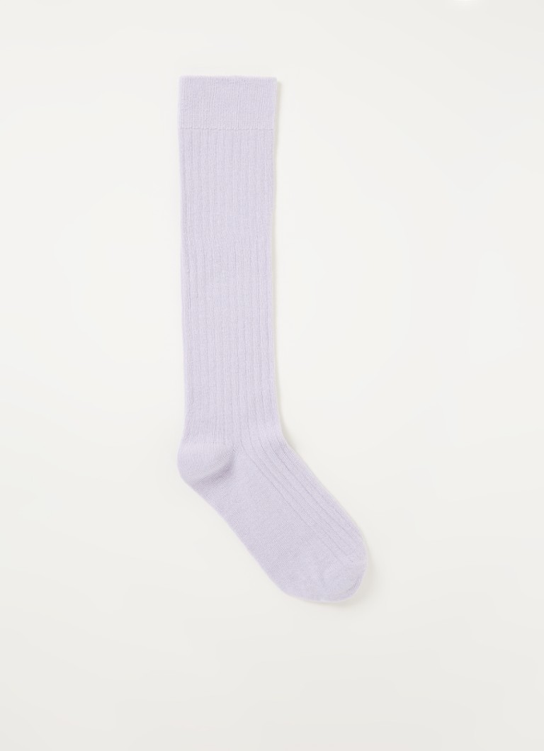 Ewers - Ribgebreide sokken  - Lila