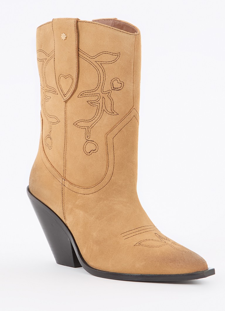 Fabienne Chapot - Asira cowboylaars met borduring - Camel