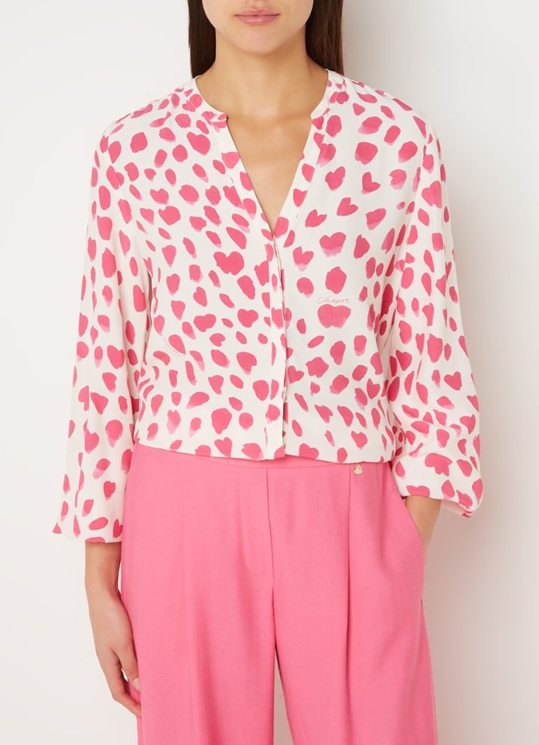 Fabienne Chapot Frida blouse met print • Roze • de Bijenkorf