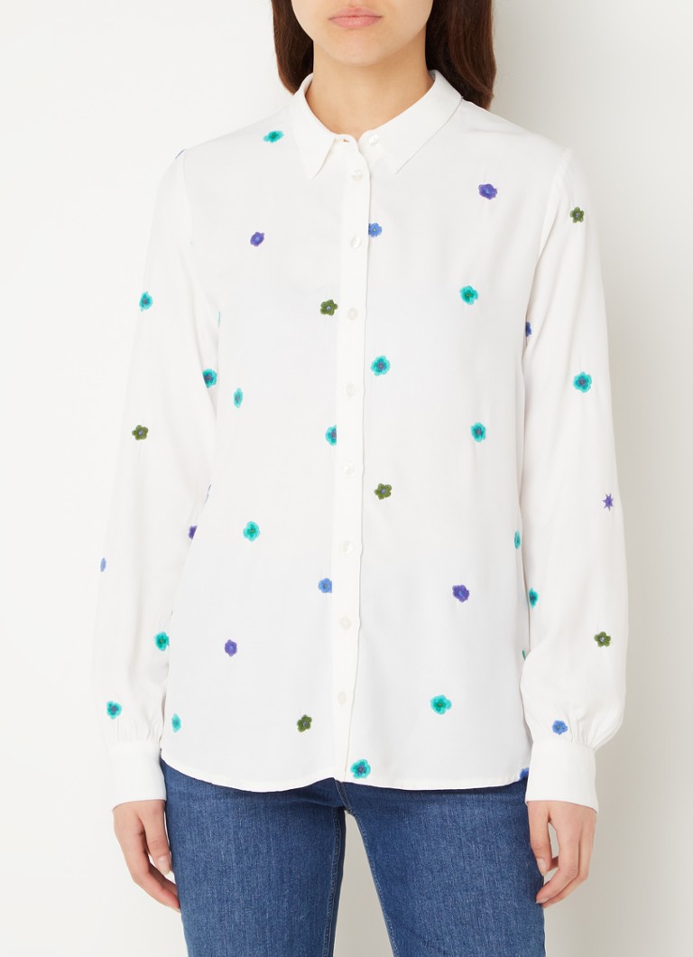 Fabienne Chapot Lot blouse met borduring • Gebroken wit • de Bijenkorf