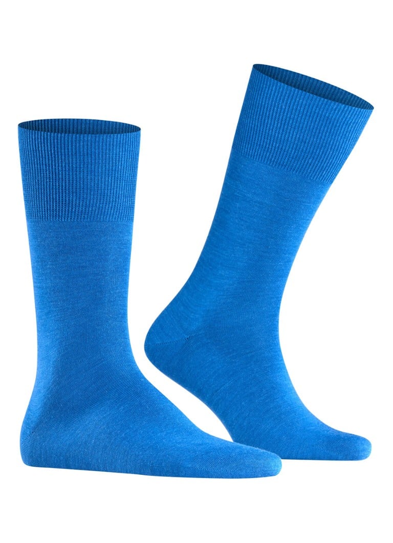 tobben Schandelijk dubbele Falke Airport sokken • Blauw • de Bijenkorf