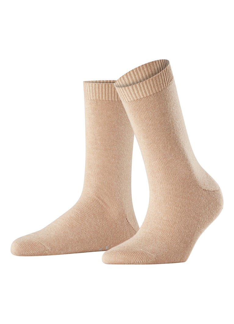 Falke - Cosy Wool sokken - Camel