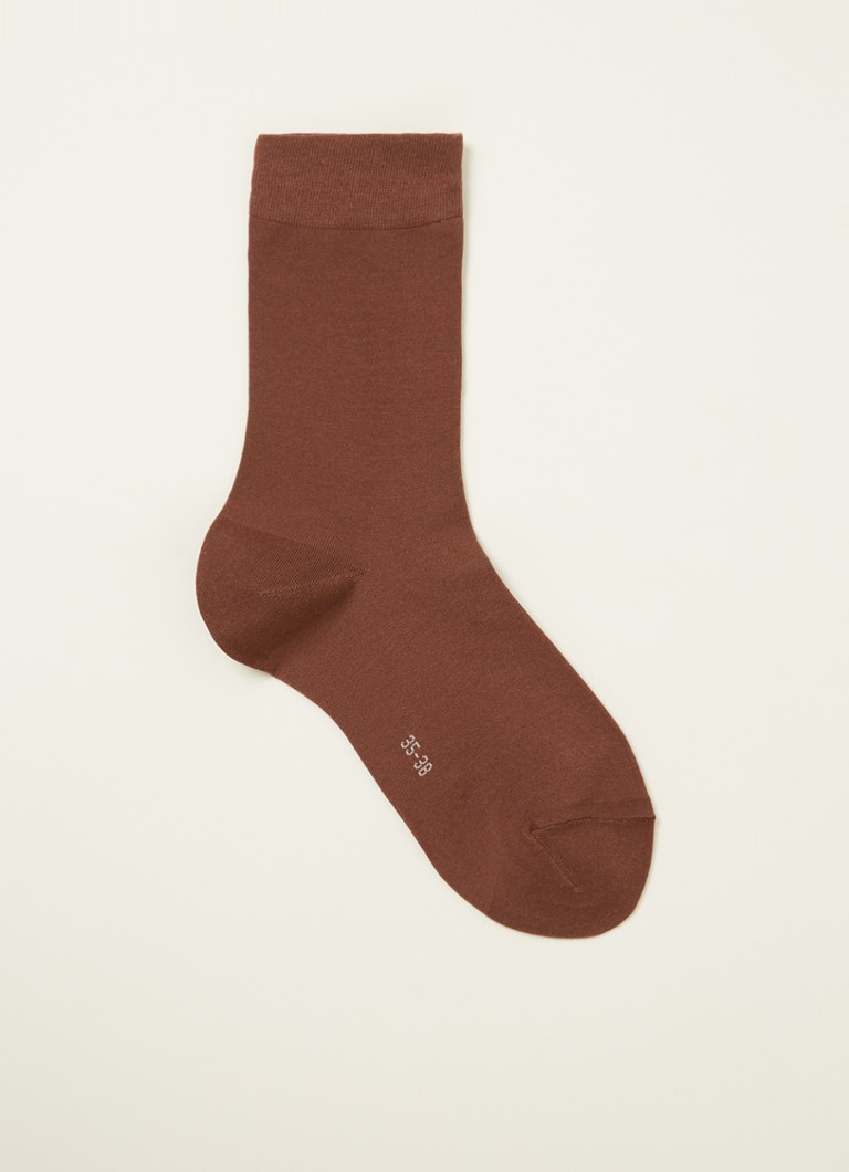 Falke - Cotton Touch sokken - Donkerbruin