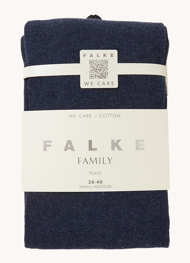 Falke - Family maillot van katoen - Indigo