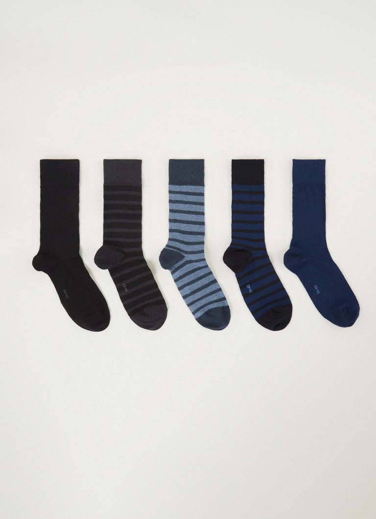 Falke - Happybox sokken in 5-pack  - Royalblauw