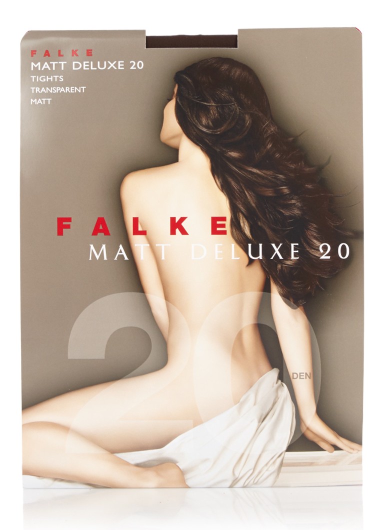 Falke - Matt Deluxe panty in 20 denier - Bruin