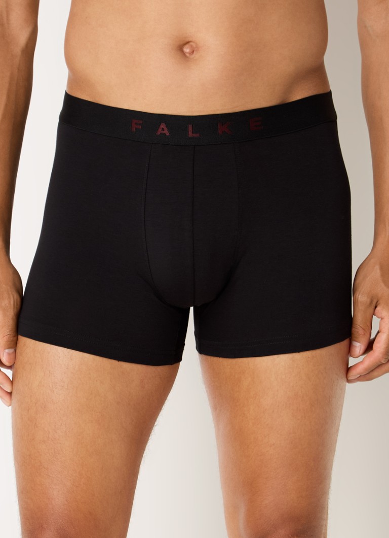 Falke - Scarlet boxershorts met logoband in 2-pack - Aubergine