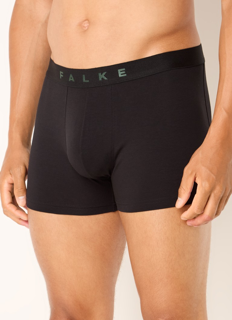Falke - Scarlet boxershorts met logoband in 2-pack - Donkergroen