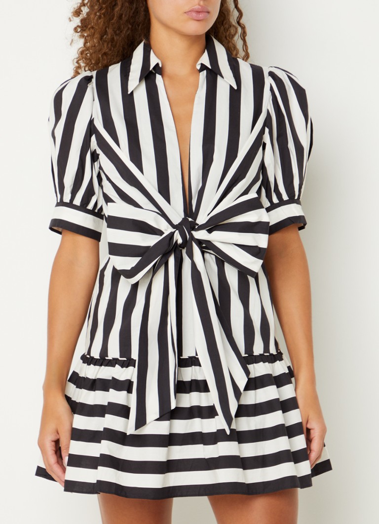 Amari - Elegante kanten midi-jurk met V-hals