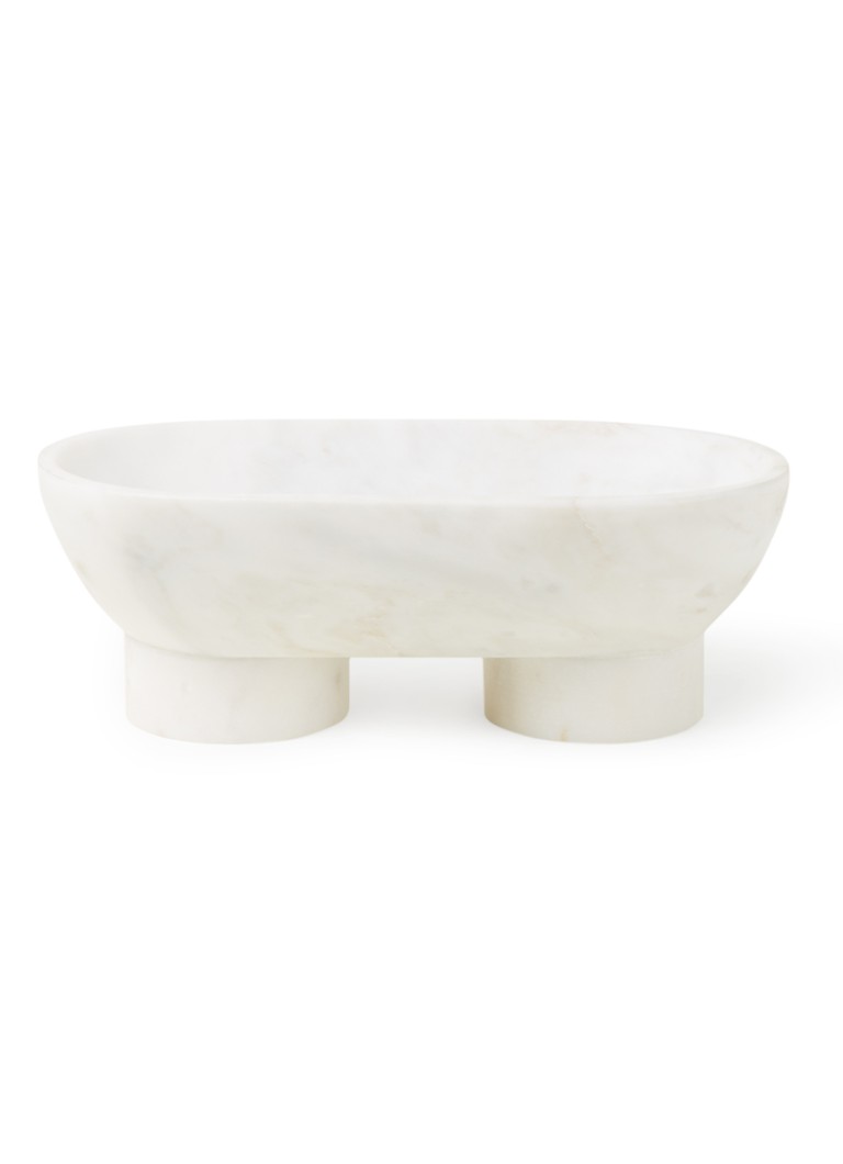 ferm LIVING - Alza schaal van marmer 25 cm - Wit