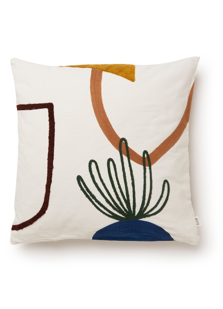 ferm LIVING Mirage Cushion Island sierkussen 50 x 50 cm • Gebroken wit