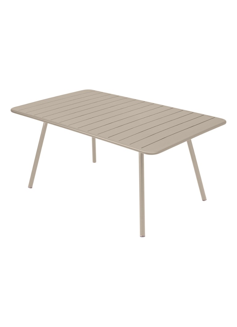 Fermob Luxembourg tuintafel 165 cm x 100 cm • Lichtbruin • de Bijenkorf