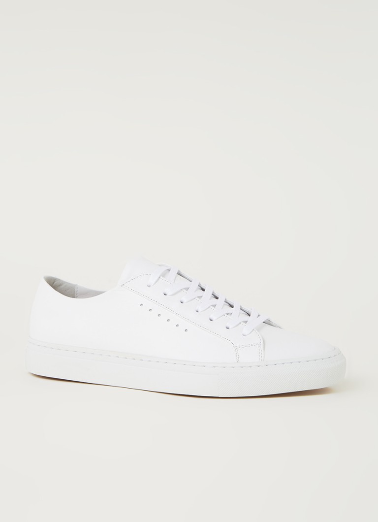 Filippa K Kate Low sneaker van leer • Wit • de Bijenkorf
